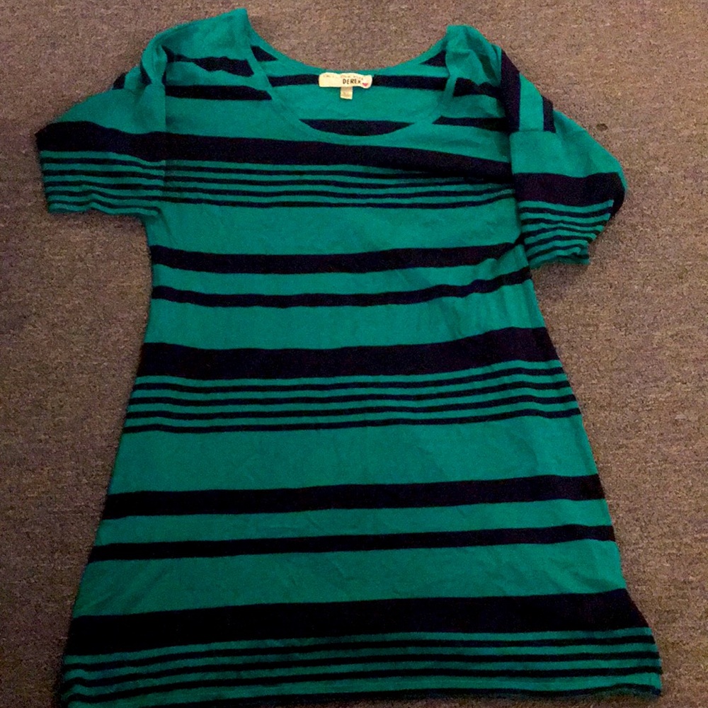 Women’s Blue and green sweater dress (XL)